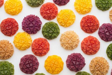 花咲かりん帯付化粧箱 1箱5種入り×18箱