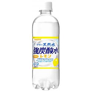 強炭酸水【レモン】サンガリア 伊賀の天然水　 強炭酸水レモン2ケース（500ml×48本）
