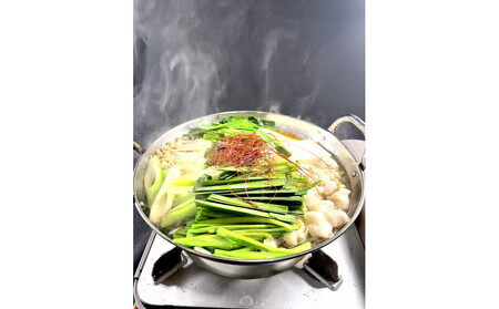 もつ鍋セット 黒さつま地鶏出汁仕立て 醤油味