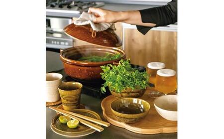 伊賀焼 IHビストロ蒸し鍋 シロ 小(2~3人用)