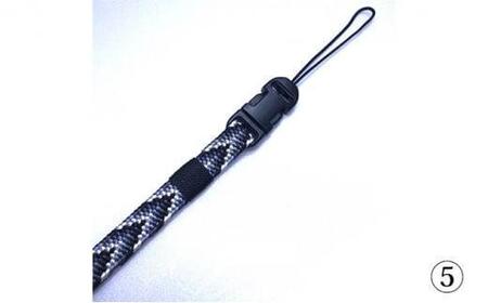 組紐 クリップ付 ネックストラップ5