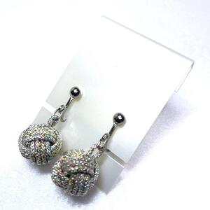 組紐イヤリングモンキー八千代銀