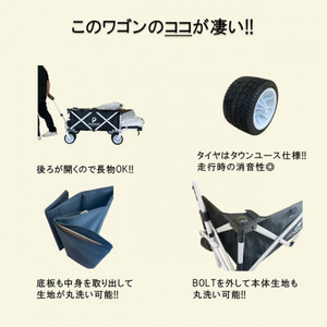 アウトドアワゴン ピクニCAR WHITE×BLACK【1353182】