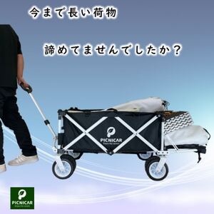アウトドアワゴン ピクニCAR　WHITE×BLACK(黒天板)【1354606】