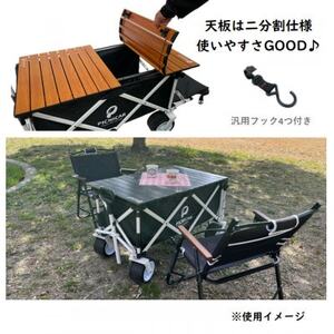 アウトドアワゴン ピクニCAR　BLACK×RED(黒天板)【1354917】