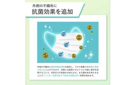 【定期便】シャープ製 抗菌タイプ 不織布マスク ふつう サイズ 30枚入×3回 計90枚 日本製 国産 シャープ  SH-2003