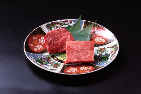 【年内発送】(冷凍)松阪牛 赤身と霜降りステーキ 70g×2枚 年内配送可