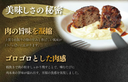 松阪牛厳選ハンバーグ(4個セット)【銀座Furutoshi】FM1