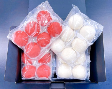 松阪牛入り紅白まん24個 SS60