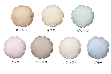 【河田フェザー使用】 ソフトでまぁ～るい 羽根クッション（JWC-36）低反発 高反発 座布団 クッション 羽根 日本製 おしゃれ kawada 河田フェザー 正規品 癒し やすらぎ 高級 カラー おまかせ サークル 円 丸 まる