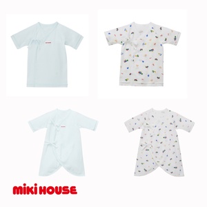 ミキハウス ピュアベールフライス肌着セット（ブルー） / ピュアベール フライス素材 肌着 セット 吸水性 耐久性 日本製 抗菌抗ウイルス加工 ギフト 贈答用 三重県 大台町 (428)