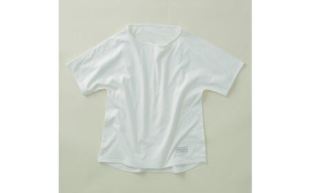 オーガニック　コットン　100%　1枚仕立て　Tシャツ　レディース　M　半袖　白／ソフトママ　ベビー服メーカーが創る　大人　洋服　ファッション　三重県　大台町