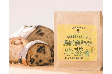 島田青年の小麦粉3種ギフトセット　KOMUGIFT　約1.1kg／　小麦　強力粉　三重県　伊勢志摩産