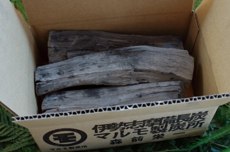 【先行受付 3月以降発送】 伊勢志摩 備長炭　半長大　約1kg／マルモ 製炭所　BBQ　料理　炭火　七輪　囲炉裏　火鉢　キャンプ