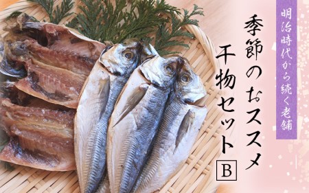  ひもの 干物 みりん干し 開き 丸干し 詰め合わせ イカ さんま カマス しらす いわし アジ 冷蔵 季節のおすすめ干物セットB（約20枚）  三重県紀宝町産 ※季節によって内容が異なります【ems003】