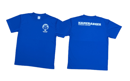 ふるさと納税 紀宝町 【紀宝町オリジナル】カメレンジャー ドライTシャツ【XLサイズ/ターコイズ】【mrm003-4-3】 紀宝町オリジナルデザイン】カメレンジャー ドライTシャツ【XL