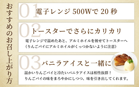 【選べる配送日時】カリカリに焼いたりんごパイ 1台（直径約15cm）[K007] / アップルパイ パイ スイーツ