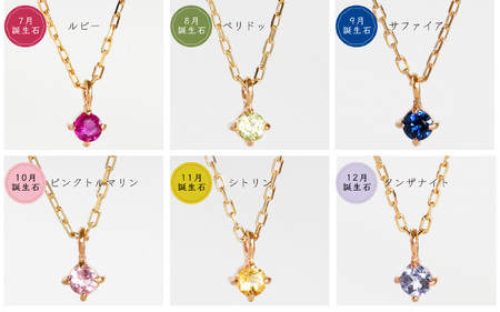 【カタログギフト】ふるさと納税限定｜10金 誕生石ネックレス / カタログK10-05 [AM299] 金 ゴールド ジュエリー アクセサリー カタログ ギフト プレゼント レディース シンプル 定番 ネックレス