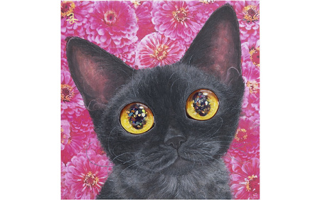 猫作家福嶋吾然有が描く、猫のセミオーダー絵画 F10号サイズ 猫