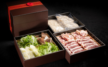 近江鴨鍋セット 石挽蕎麦付き [CB022] 