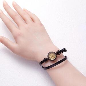 ブレスレットウォッチ】アンティークフェイスとイタリアンレースの