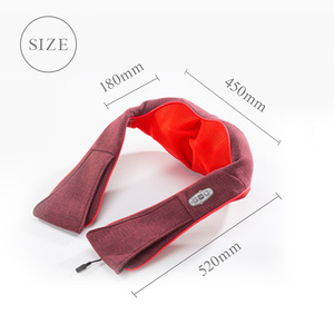 マッサージ器 ネック 赤 medilabo