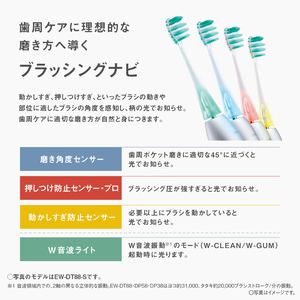 2025年新モデル [パナソニック] EW-DT88-S W音波振動ハブラシスマート 【電動歯ブラシ】