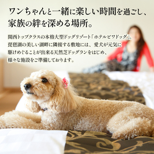 【ホテルビワドッグ】 ご利用補助券90,000円分 │ 愛犬と泊まれる ペット リゾート 関西 ホテル