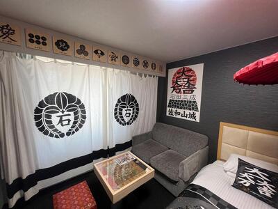 【戦国武将石田三成ルーム！】ペア宿泊券 1泊朝食付き 【 宿泊券 】