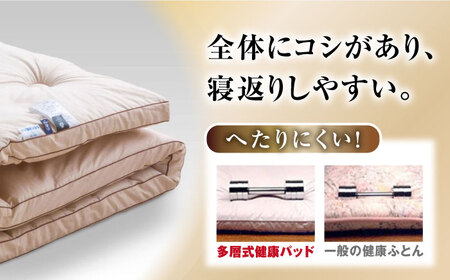 キャメル入り15層羊毛敷き （ダブル）[AQBC003] 敷布団 