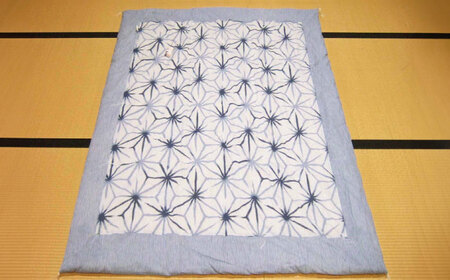 高島ちぢみ肌掛布団-麻柄　夏用肌掛布団[AQBN009] 掛け布団