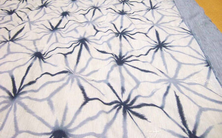 高島ちぢみ肌掛布団-麻柄　夏用肌掛布団[AQBN009] 掛け布団