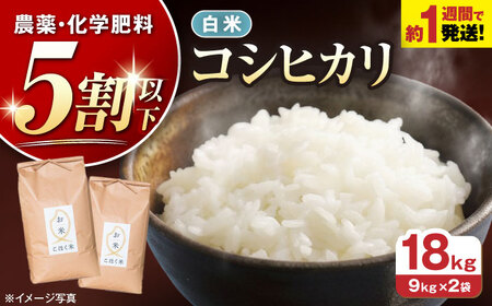 【スピード発送】コシヒカリ  近江米  白米18kg[AQAK006] 白米