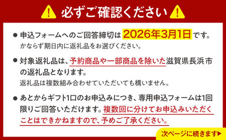【あとから選べる】長浜市ふるさとギフト 3万円分[AQXX001] 選べるギフト