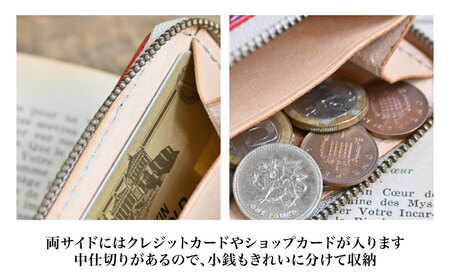 本革ラウンドファスナー型コインケース フィーユ[AQAY035] 小銭入れ