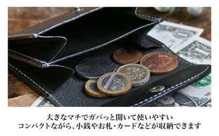 本革かぶせミニウォレット ルージュ[AQAY047] ミニ財布