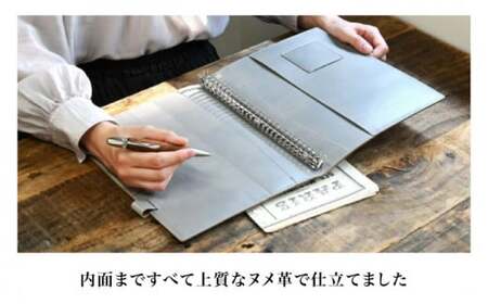本革B5サイズ26穴リングファイル 20mmリング フィーユ[AQAY168] リングファイル