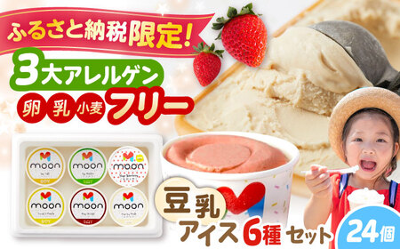 【ふるさと納税限定セット】豆乳アイス  24個セット[AQBB017] アイス 豆乳アイス アレルギー対応