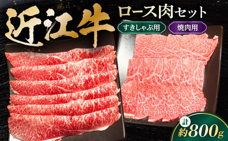 近江牛 ロースセット800g [AQDB030] すき焼き用 焼肉