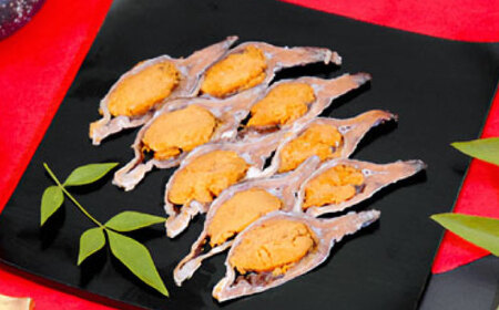 鮒ずし 天然子持ちふなずし スライス115g×2パック[AQDF019]