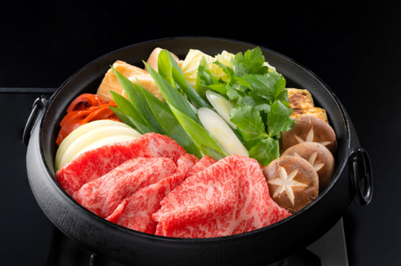 近江牛 上 すき焼き モモ バラ ウデ 300g カネ吉山本 【Y123W1】 牛肉 認定近江牛雌牛限定