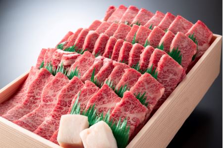 【4等級以上】近江牛バラ焼肉希少部位【1kg】折箱入り【H010U】【リピート多数】【頑張った方へのご褒美を贅沢に】