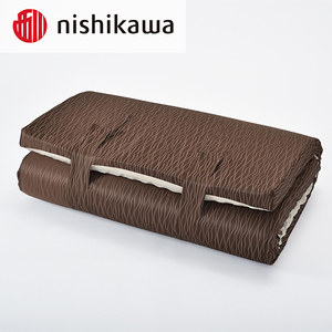 マットレス 西川 nishikawa 良圧ふとん ダブル サイズ 丸巻き ブラウン P303W マットレス