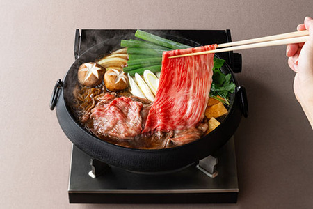 近江牛 [錦] すき焼き 4種 2段重 カネ吉山本 【Y157W】 【 近江牛 】 牛肉