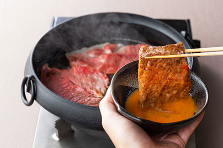 近江牛 [錦] すき焼き 4種 2段重 カネ吉山本 【Y157W】 【 近江牛 】 牛肉