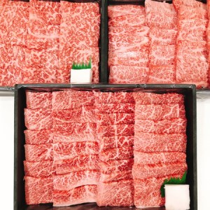 【4等級以上】特選 近江牛焼肉食べ比べセット【1.5kg（肩ロース500ｇ、モモ500ｇ、バラ500ｇ)】【AB67SM】