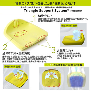 西川 nishikawa Keeps キープス for Kids イエロー【P378W】 クッション 子ども キッズ