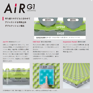 マットレス nishikawa 西川 エアー AiR G1 マットレス for Kids ラベンダー 【P385W】 子ども キッズ