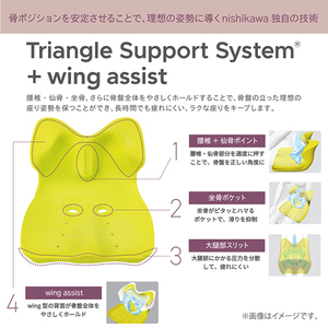 nishikawa / 西川 Keeps クッション for beauty ネイビー【P392W】 キープス クッション