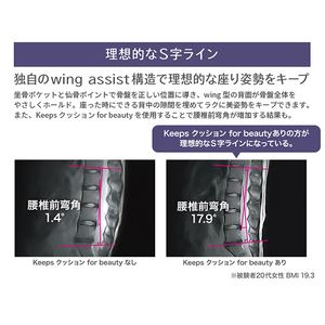 nishikawa / 西川 Keeps クッション for beauty ネイビー【P392W】 キープス クッション